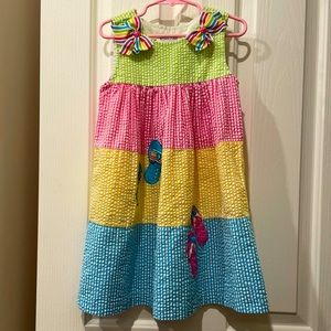 Seersucker summer dress 4t